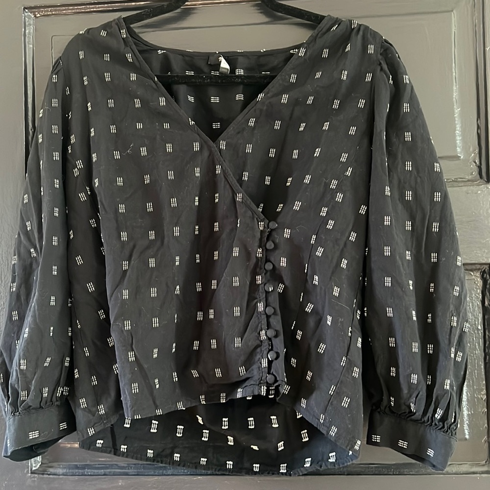 Madewell button blouse